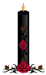 Rose Gothic Candle